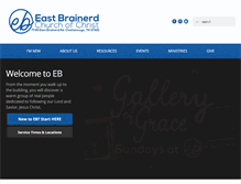 Tablet Screenshot of eastbrainerdchurch.org